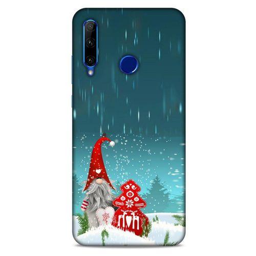 Huawei Honor 20 Lite Kılıf Snowix (34) Slim Armor Kılıf Gri Kırmızı