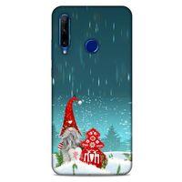 Huawei Honor 20 Lite Kılıf Snowix (34) Slim Armor Kılıf Gri Kırmızı