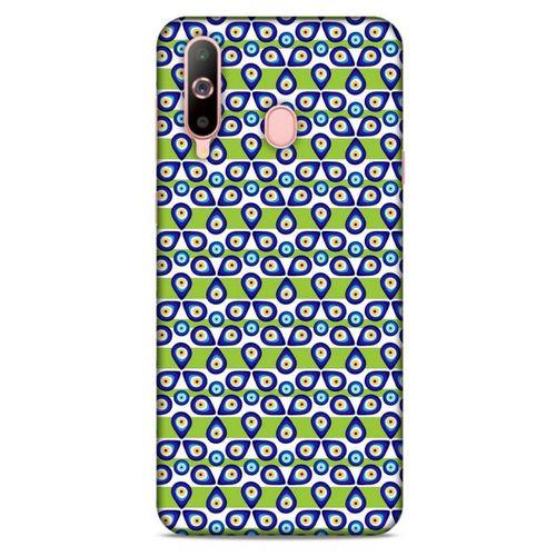 Nazarium (29) Desenli Silikon Kapak Samsung Galaxy A60 Kılıf