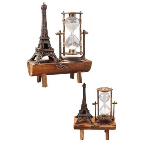 Paris Eyfel Kulesi Hediyelik Eyfel Retro Kum Saati Dekoratif Eşya Yeni Nesil