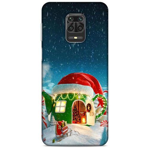 Xiaomi Redmi Note 9 Pro Kılıf Snowix (2) Kabı Yeşil Kırmızı