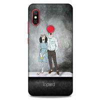 Xiaomi Redmi Note 6 Pro Kılıf FunnyMaX (46) Core Armor Kılıf Antrasit Köpek