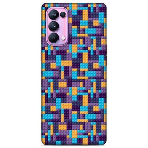 Lopard Oppo Reno 5 Pro 5G Uyumlu Kılıf BloX (49) Ultra Silikon Kılıf Mor Orange
