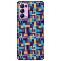 Lopard Oppo Reno 5 Pro 5G Uyumlu Kılıf BloX (49) Ultra Silikon Kılıf Mor Orange