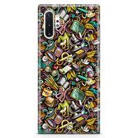Samsung Galaxy Note 10 Plus Kılıf Canım Öğretmenim Doodle Arka Kapak Koruma Desenli Full Koruyucu