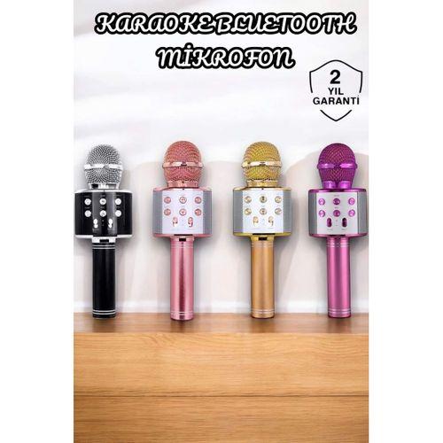 Şarjlı Ve Uzun Pil Ömürlü Karaoke Mikrofon Usb Bellek Destekli, Profesyonel Ses