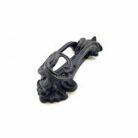 Antika Tarz Dekoratif Pirinç Doğa Kapı Tokmağı, Taktak - 205x73 Mm, Oksit