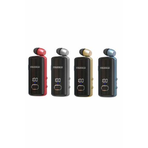 F580 Dijital Göstergeli Makaralı Titreşimli Bluetooth Kulaklık Gold