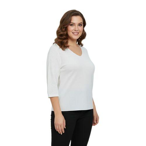 Kadın V Yaka Yaka Truva Kol Kazak BGL-ST05081