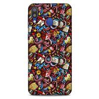 Graffitix (47) Desenli Silikon Kapak Samsung Galaxy M20 Kılıf