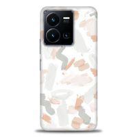 Xiaomi Redmi Note 12 5G Kılıf HD Baskılı Kılıf - Fırça Darbeleri + Tam Ekran Koruyucu