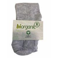 Bibaby Biorganic Klasik Düz Gri Melanj Külotlu Çorap 68460 Gri Melanj