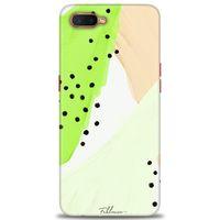 Oppo RX17 Neo Kılıf HD Baskılı Kılıf - Fıstık Yeşili + Tam Ekran Koruyucu