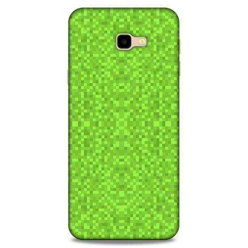 Lopard Samsung Galaxy J4 Plus Uyumlu Kılıf PiXel (2) Kabı Yeşil Kahve
