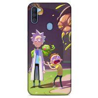 Samsung Galaxy A11 Uyumlu Kılıf Rick And Morty (31) TPU Kılıf Cronenberg Rick