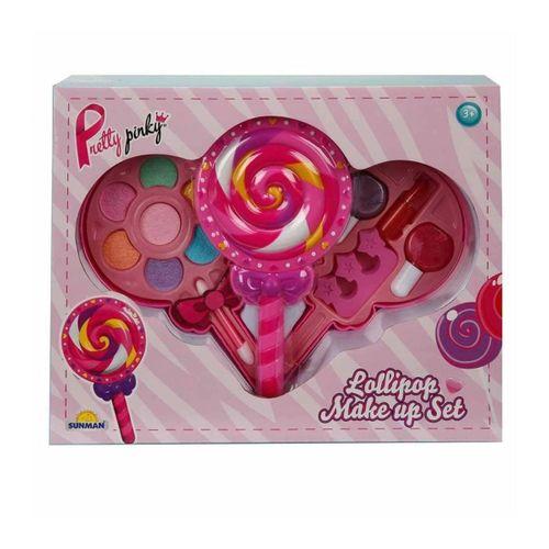 Çocuk 2598 Lolipop Şekilli 2 Katlı Makyaj Güzellik Seti