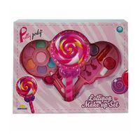 Çocuk 2598 Lolipop Şekilli 2 Katlı Makyaj Güzellik Seti