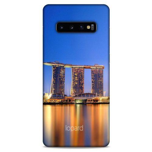 Samsung Galaxy S10 Plus Kılıf Dünya Mimarisi (46) Core Armor Kılıf Marina Bay Sands Singapur