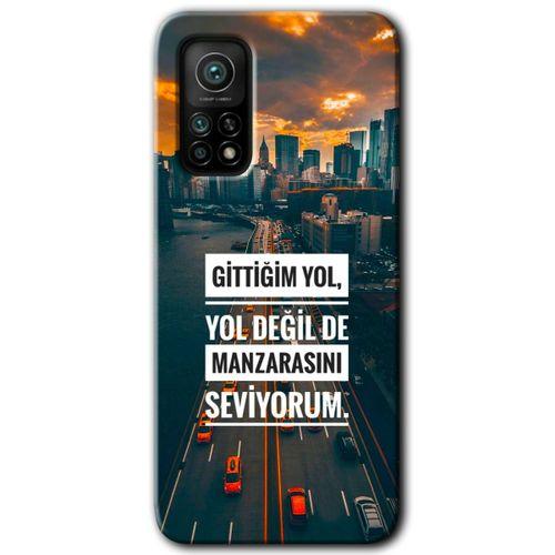 Xiaomi Mi 10T Pro Kılıf HD Desen Baskılı Arka Kapak + Temperli Cam - Manzara Seviyorum
