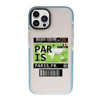 iPhone 13 Pro Max Paris Ticket Candy Bumper Darbe Emci Silikonlu Telefon Kılıfı
