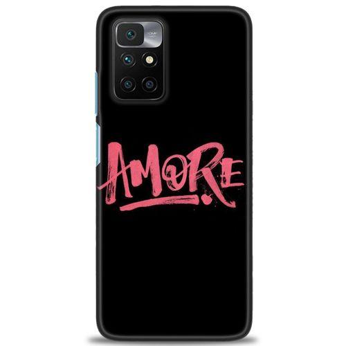 Xiaomi Redmi 10 Kılıf HD Baskılı Kılıf - Amore + Tam Ekran Koruyucu