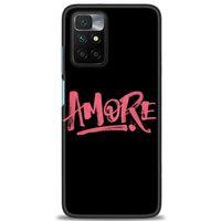Xiaomi Redmi 10 Kılıf HD Baskılı Kılıf - Amore + Tam Ekran Koruyucu