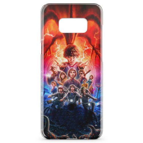 Samsung Galaxy S8 Kılıf Sranger Things Arka Kapak Koruma Desenli Full Koruyucu