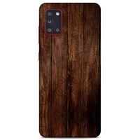 Lopard Samsung Galaxy A31 Uyumlu Kılıf Wood'X (5) Koruma Kabı Baskılı