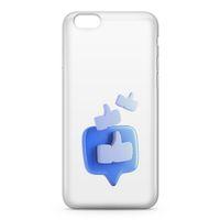 Apple iPhone 6 Plus - 6S Plus Kılıf Face Beğen Arka Kapak Koruma Desenli Full Koruyucu