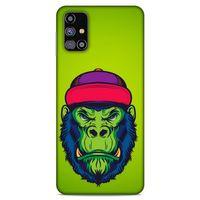 Lopard Samsung Galaxy M31s Uyumlu Kılıf Tattoo's (46) Core Armor Kılıf Maymun Dövmesi