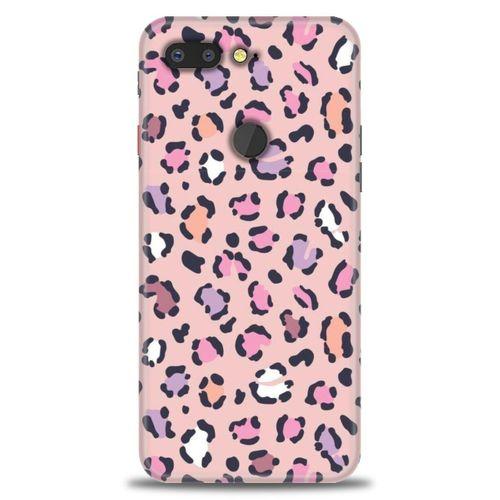 General Mobile GM 9 Pro Kılıf HD Baskılı Kılıf - Pembe Leopar + Tam Ekran Koruyucu