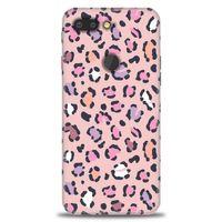 General Mobile GM 9 Pro Kılıf HD Baskılı Kılıf - Pembe Leopar + Tam Ekran Koruyucu
