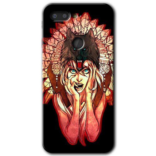 Potkal Hediye Fabrikası General Mobile GM 9 Pro HD Baskılı Kılıf + 9D Tam Ekran Koruyucu - Kurt Kız