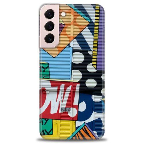 Samsung Galaxy S22 Plus Kılıf HD Baskılı Kılıf - Grafiti + Tam Ekran Koruyucu