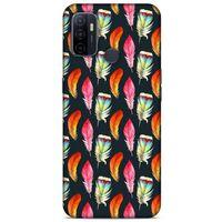 Huawei P40 Kılıf Desenli Özel Seri Tüyler (49) Ultra Silikon Kılıf