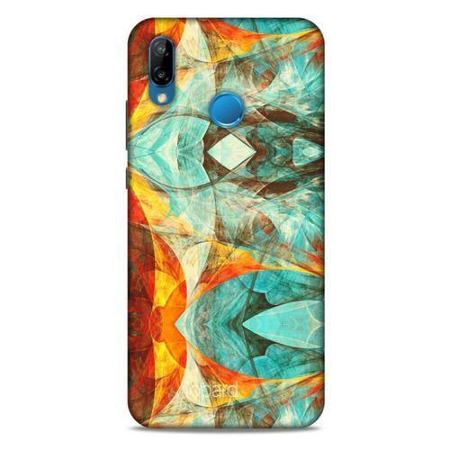Huawei P20 Lite Kılıf Pastel Renkler (11) Tam Koruma Su Yeşili