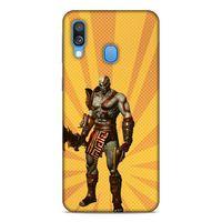 Lopard Samsung Galaxy A40 Uyumlu Kılıf GameX (33) Hybrid Kılıf Turuncu