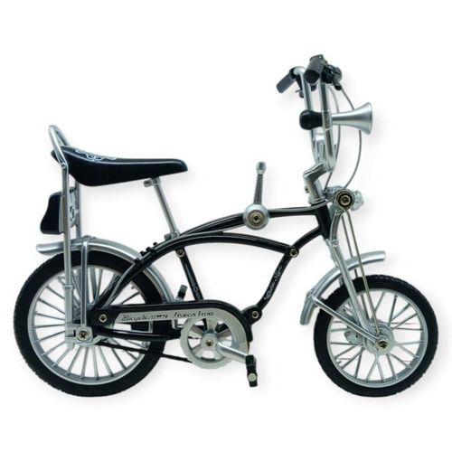Model Araçlar -1:8 Metal Retro Pinokyo Bisiklet - Die -Cast 17 cm - Siyah