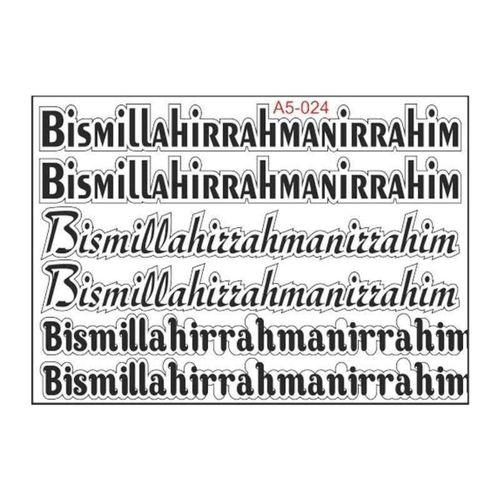 SEVGENT A5 Sticker 036 Tek Paket Çoklu