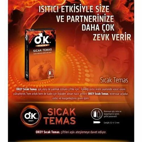 Okey Sıcak Temas Prezervatif 10 Adet