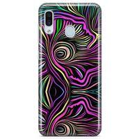 Samsung Galaxy A30 Kılıf Türbülans Arka Kapak Koruma Desenli Full Koruyucu