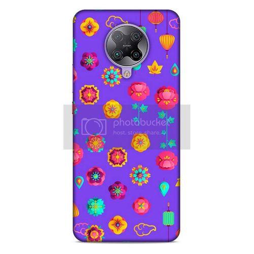 Origami Mor Oppo Realmi C2 Kılıf