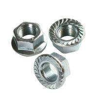 100 Adet M8 Altıköşe Flanşlı Somun