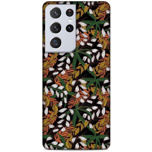 Lopard Samsung Galaxy S21 Ultra Uyumlu Kılıf Botanix (58) Baskılı Kılıf