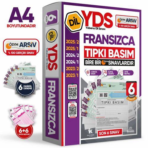 2026 YDS Fransızca ÖSYM Tıpkı Basım Çıkmış Soru Deneme Paketi 6lı Fasikül SETİ