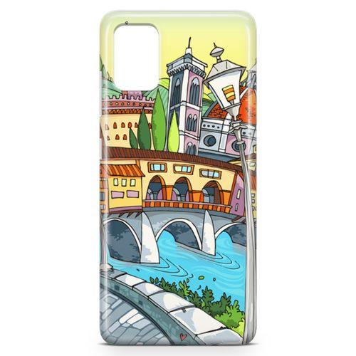 Samsung Galaxy A51 Kılıf Floransa Romantik Arka Kapak Koruma Desenli Full Koruyucu