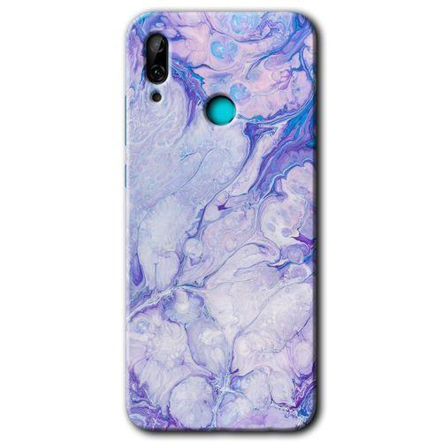 Huawei P smart 2019 Kılıf Baskılı Kapak - Spots Lilac +Tam Ekran Koruyucu