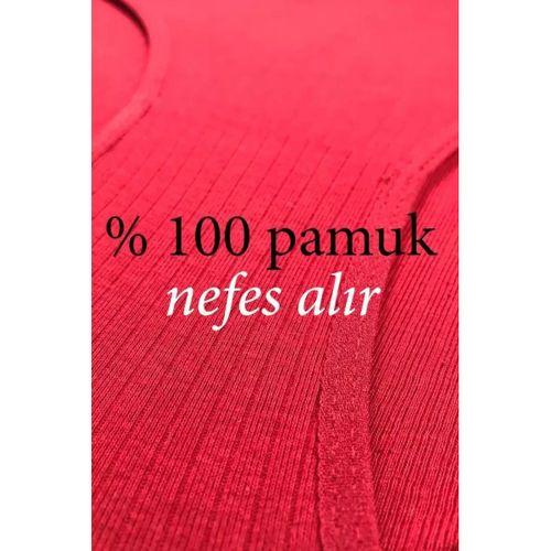 4 Adet Kadın Yüksek Bel Ribana Bato Külot S102