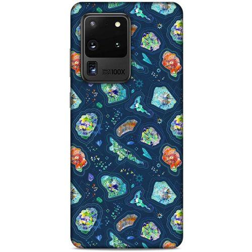 Samsung Galaxy S20 Ultra Kılıf Baskılı Özel Seri Taşlı (45) Liquid Air Kılıf