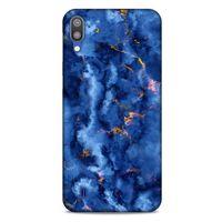 Samsung Galaxy M10 Uyumlu Kılıf Mavi Delisi (7) Telefon Kılıfı Mermer